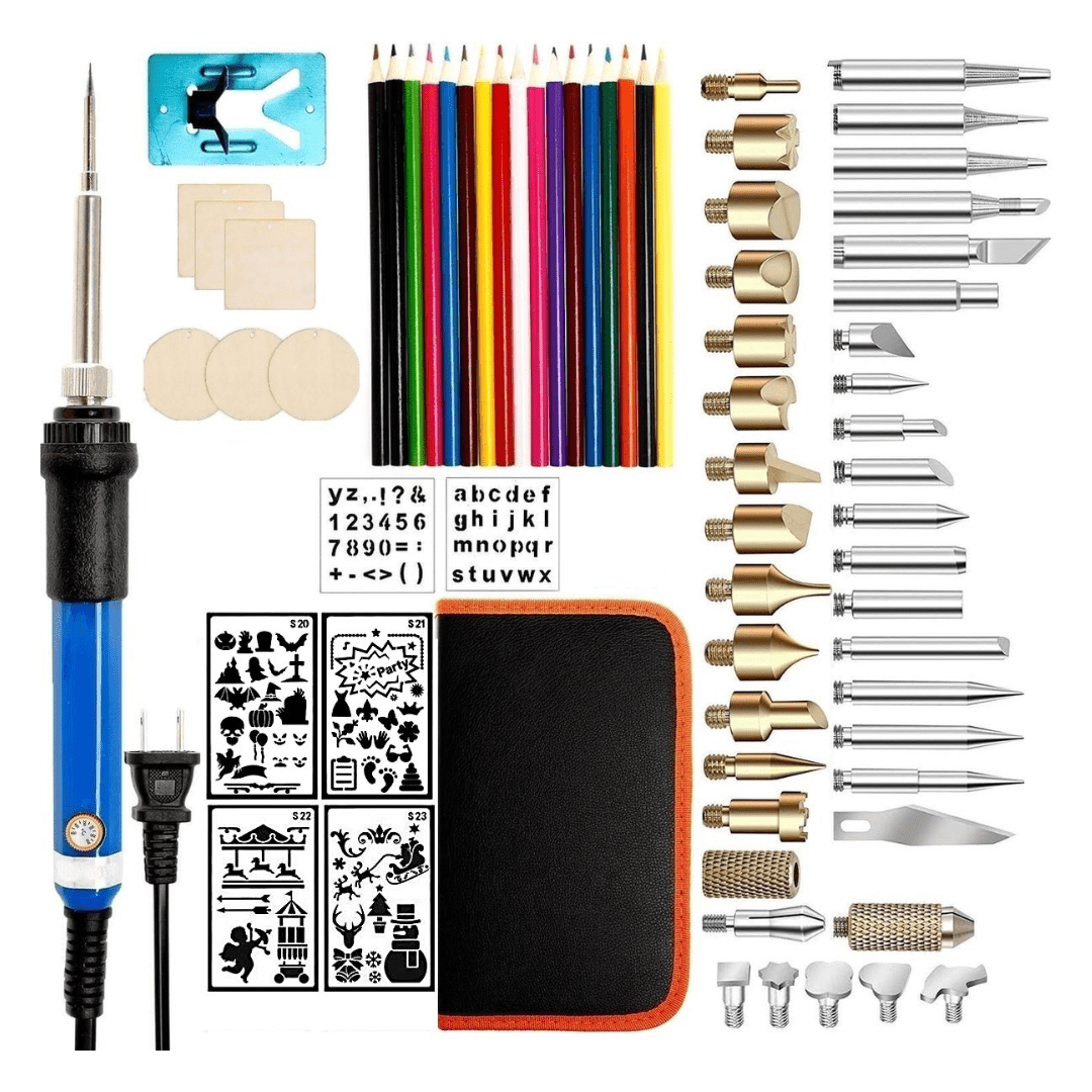 Retourdeal - My Green Deal - Houtbrander Set - 77 delig - Pyrografie - My Green Deal