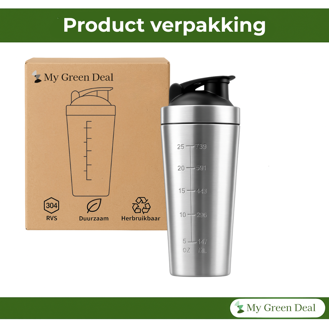 RVS Shakebeker 800ml