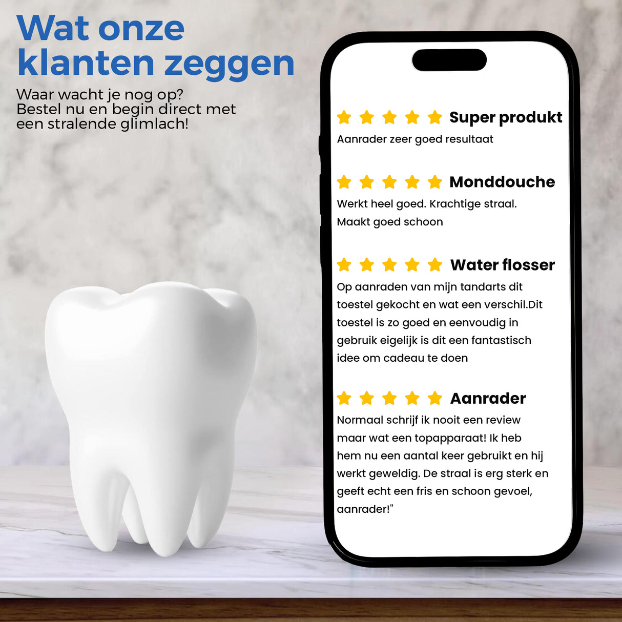 Mein Green Deal – Wasserflosser Wireless weiß