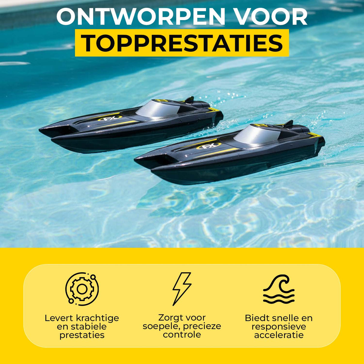 Retourdeal - My Green Deal - Bestuurbare Boot - Boot op Afstandsbediening - RC Boot - Speedboot Afstandbestuurbaar - Speelgoed 5 - 12 jaar - My Green Deal
