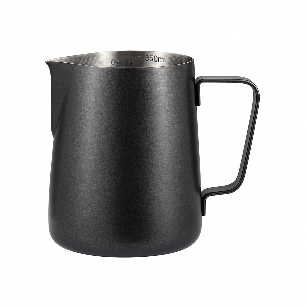 Retourdeal – RVS Melkkan 350ml Zwart