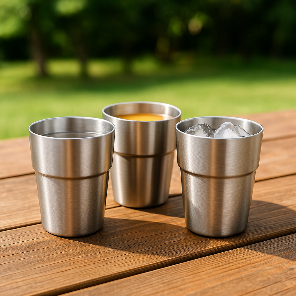 RVS Stapelbare Bekers