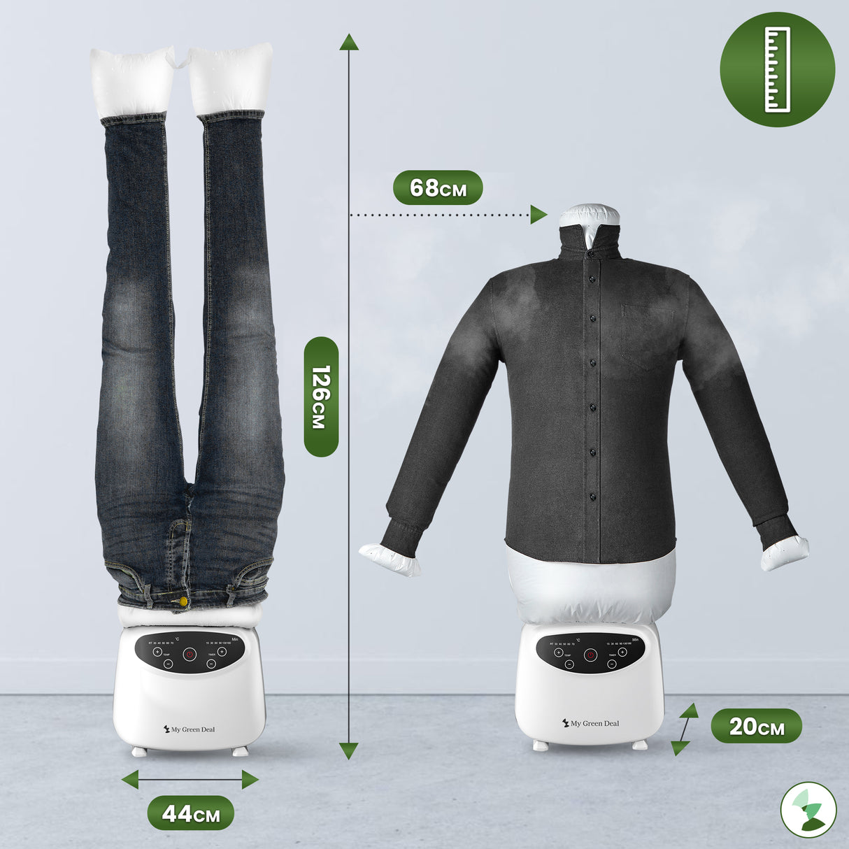 Retourdeal - My Green Deal - Strijkpop voor hemden en broeken