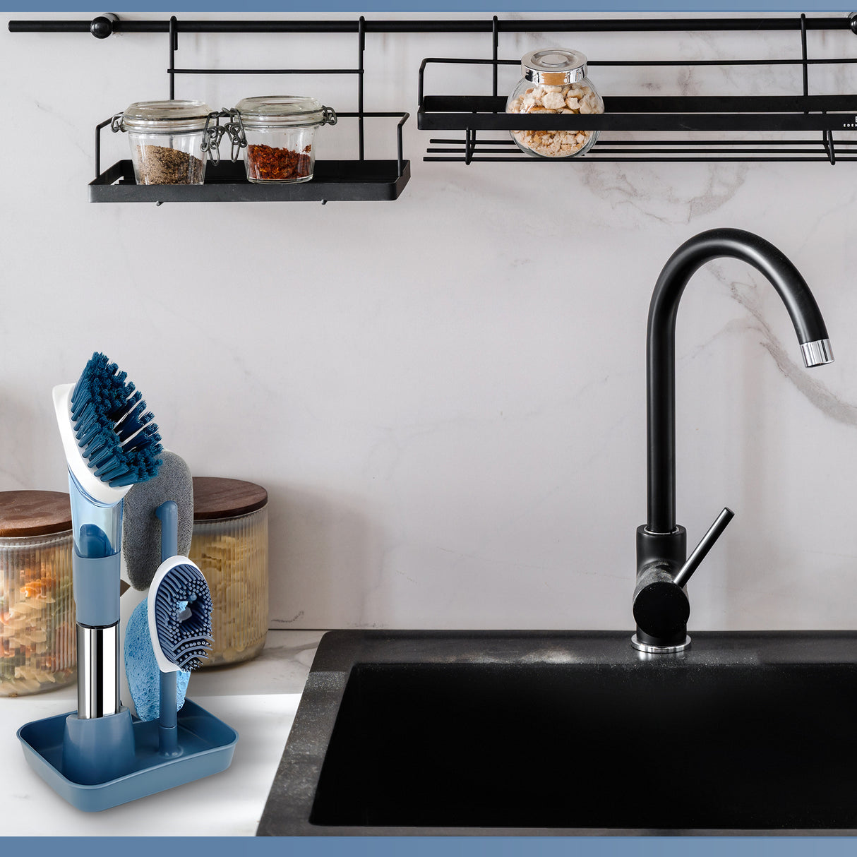 Retourdeal - My Green Deal - 4 in 1 Afwasborstel met Houder