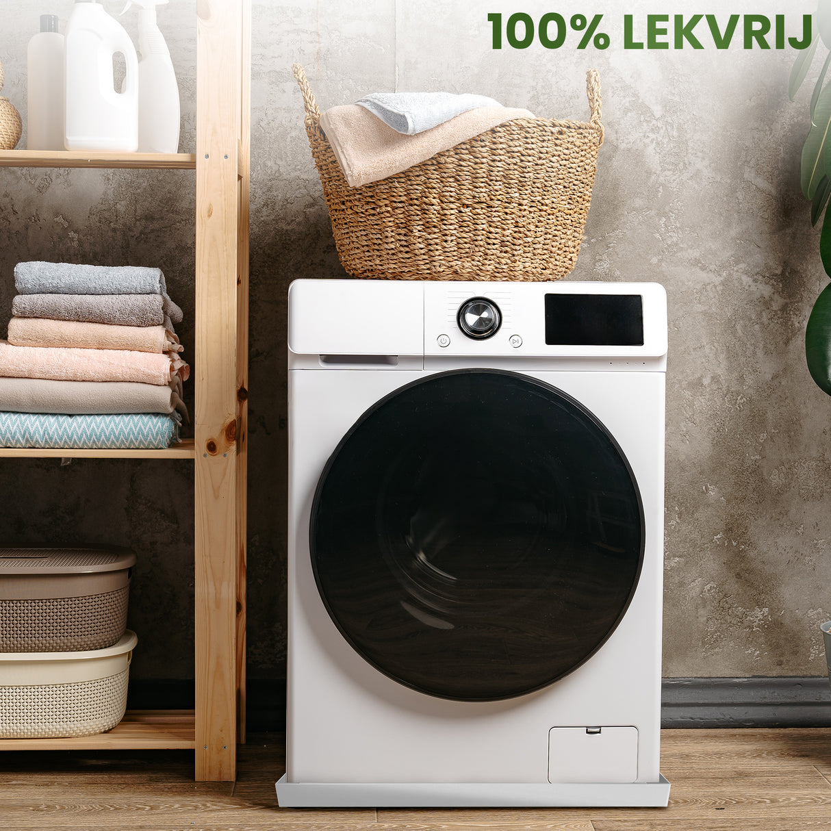 Retourdeal - My Green Deal - Lekbak Wasmachine Universeel - 65x65x7cm - My Green Deal