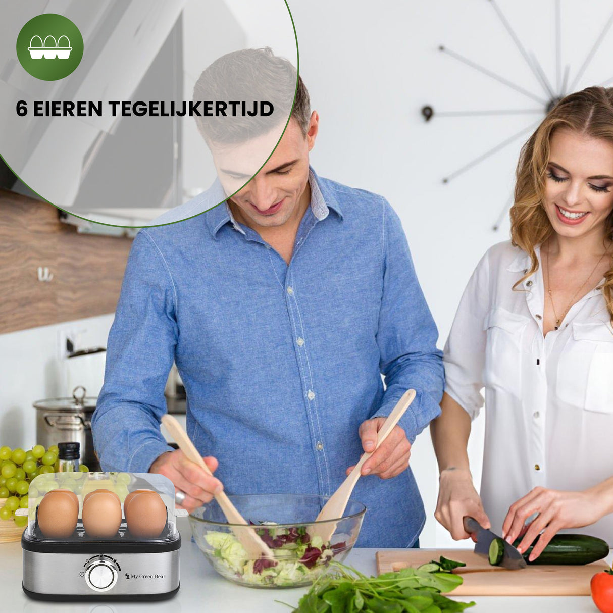 Retourdeal - Eierkoker Electrisch - Met Timer