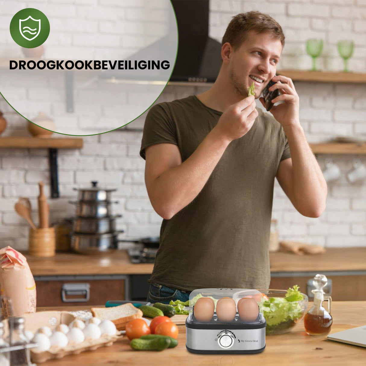 Retourdeal - Eierkoker Electrisch - Met Timer