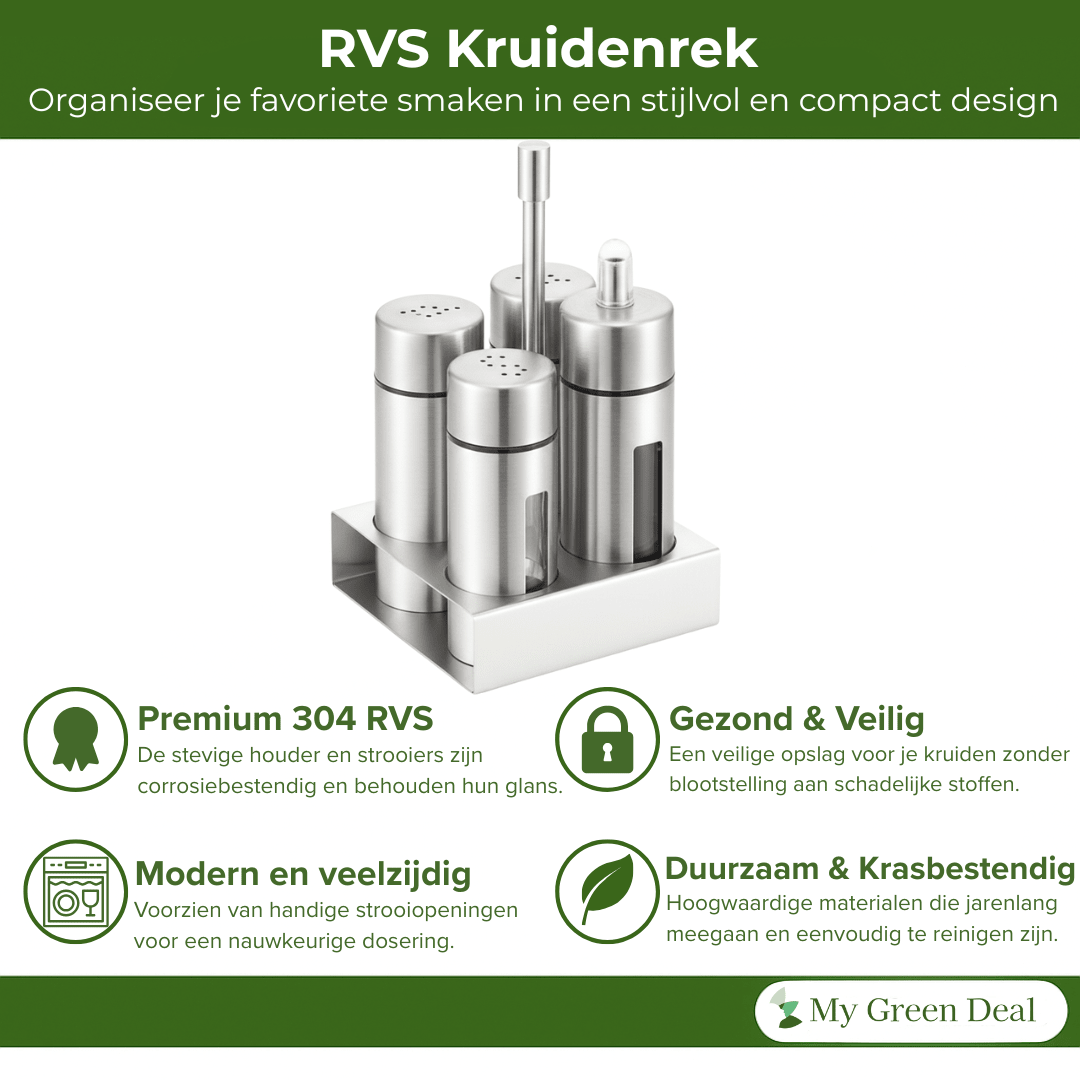 RVS kruidenrek - My Green Deal
