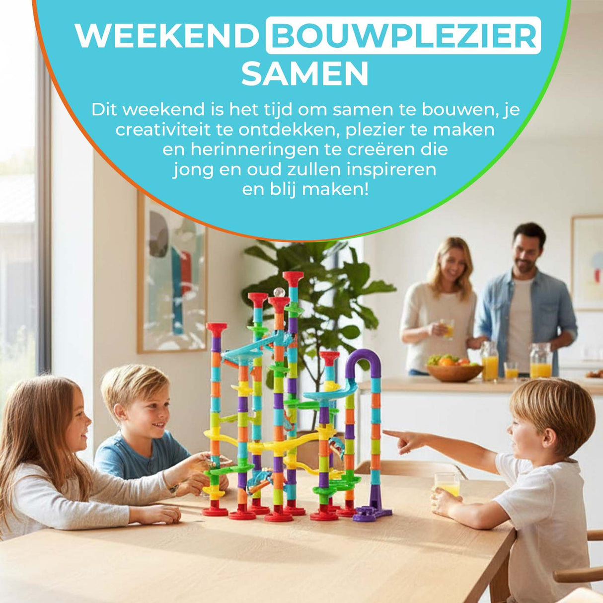 Knikkerbaan - Marble Run - Inclusief Knikkers - My Green Deal