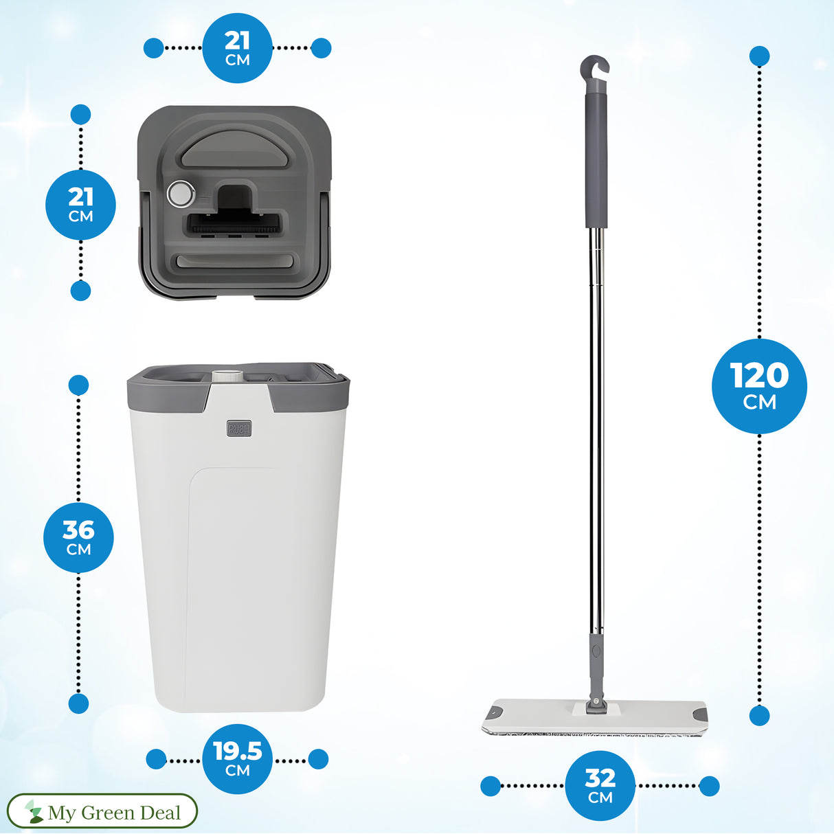 Retourdeal - My Green Deal - Dweilsysteem