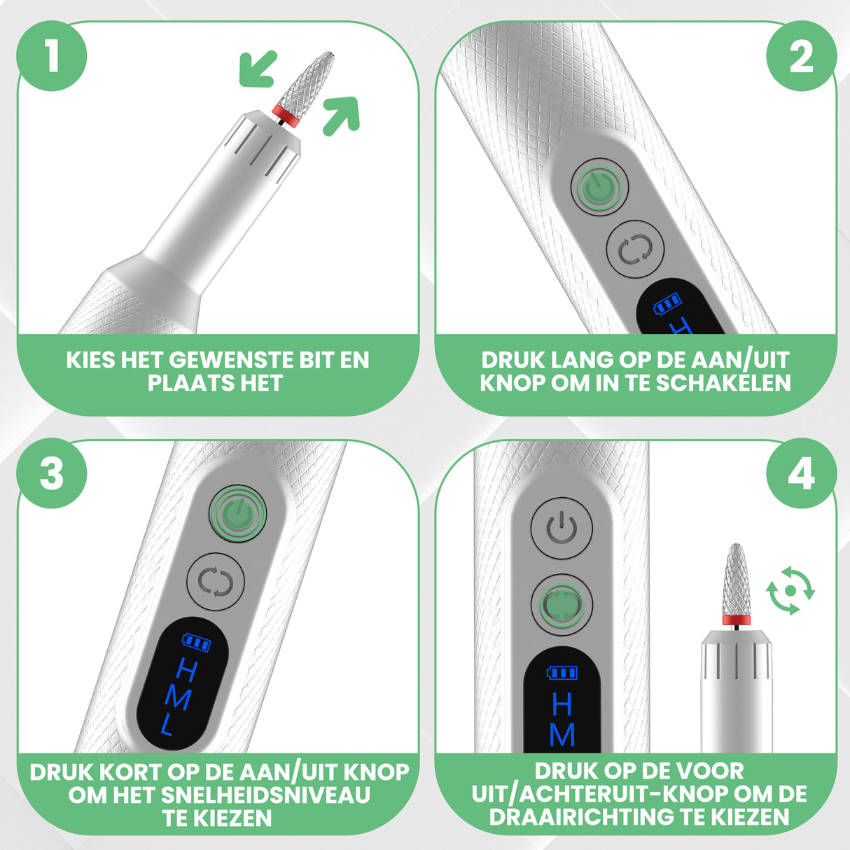 Mein Green Deal – Elektrische Nagelfeile für die Maniküre