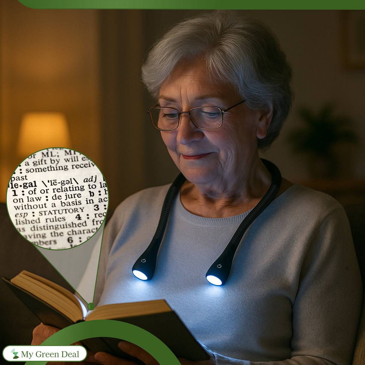 Retourdeal - My Green Deal - Oplaadbare Neklamp – Flexibel Nekleeslampje met 3 Lichtstanden