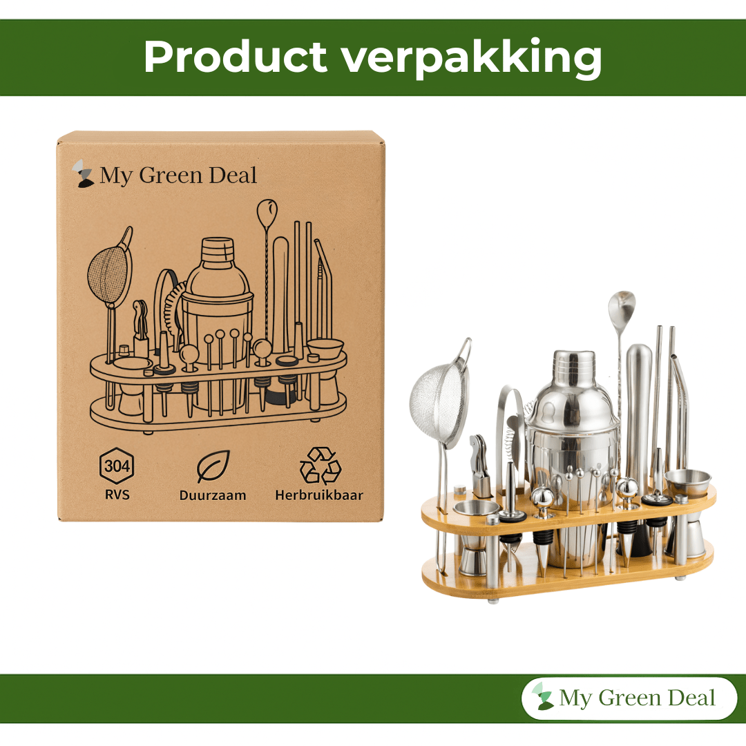 RVS Luxe cocktailset - My Green Deal