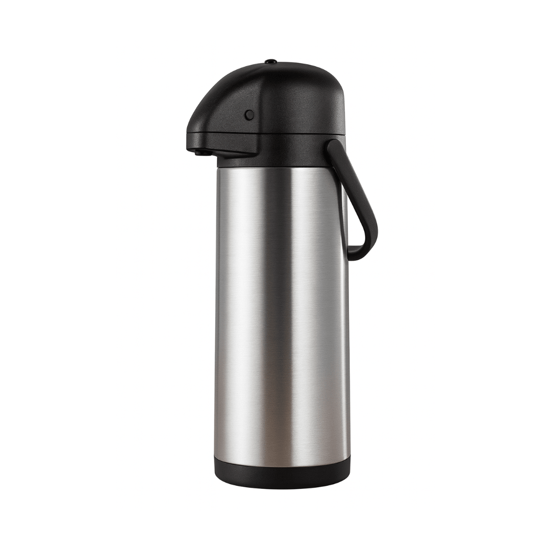RVS Thermoskan met pomp 1.9L - My Green Deal