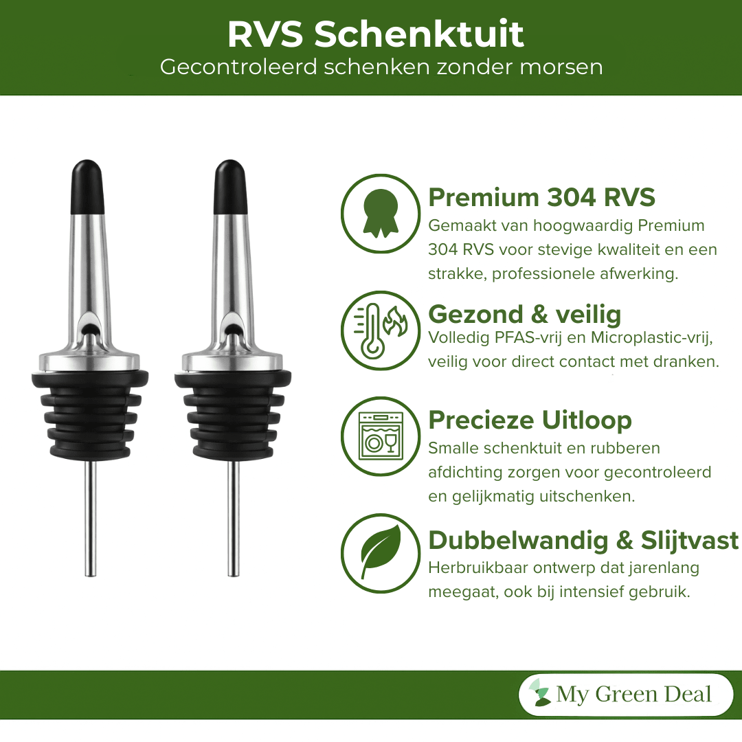 RVS Schenktuit Set van 2 - My Green Deal