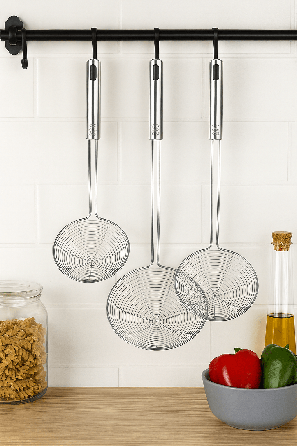 RVS Simmer Lepel Set – 3 stuks - My Green Deal