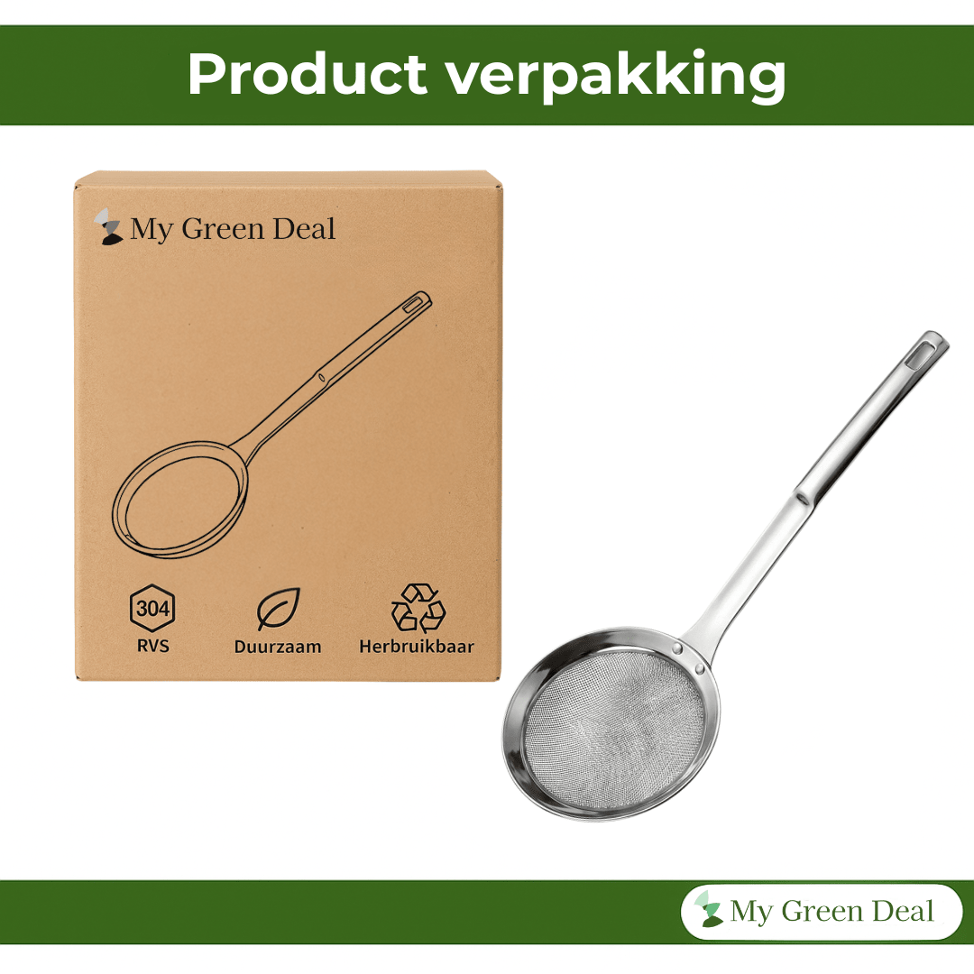 RVS Zeefspaan 27,5 cm - My Green Deal