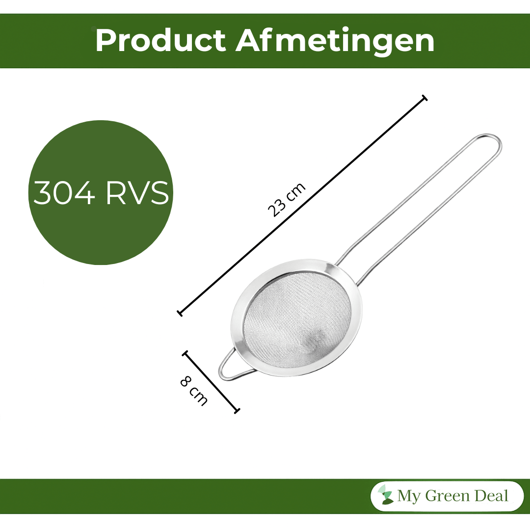 RVS Puntzeef / Cocktail Zeef - My Green Deal