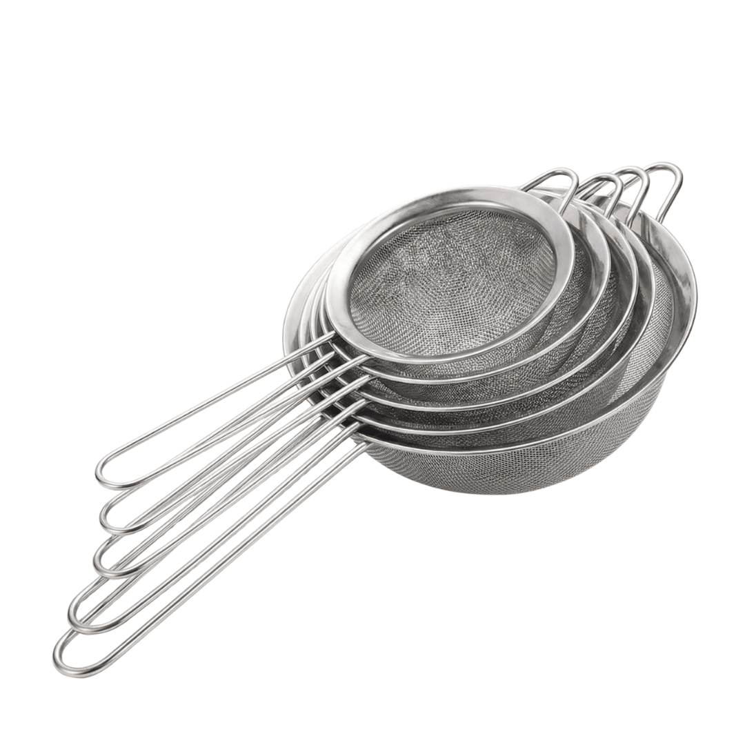 RVS fijne zeef set 5 stuks - My Green Deal