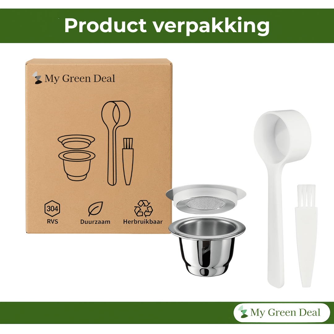 RVS Espresso Capsule – Herbruikbaar - My Green Deal