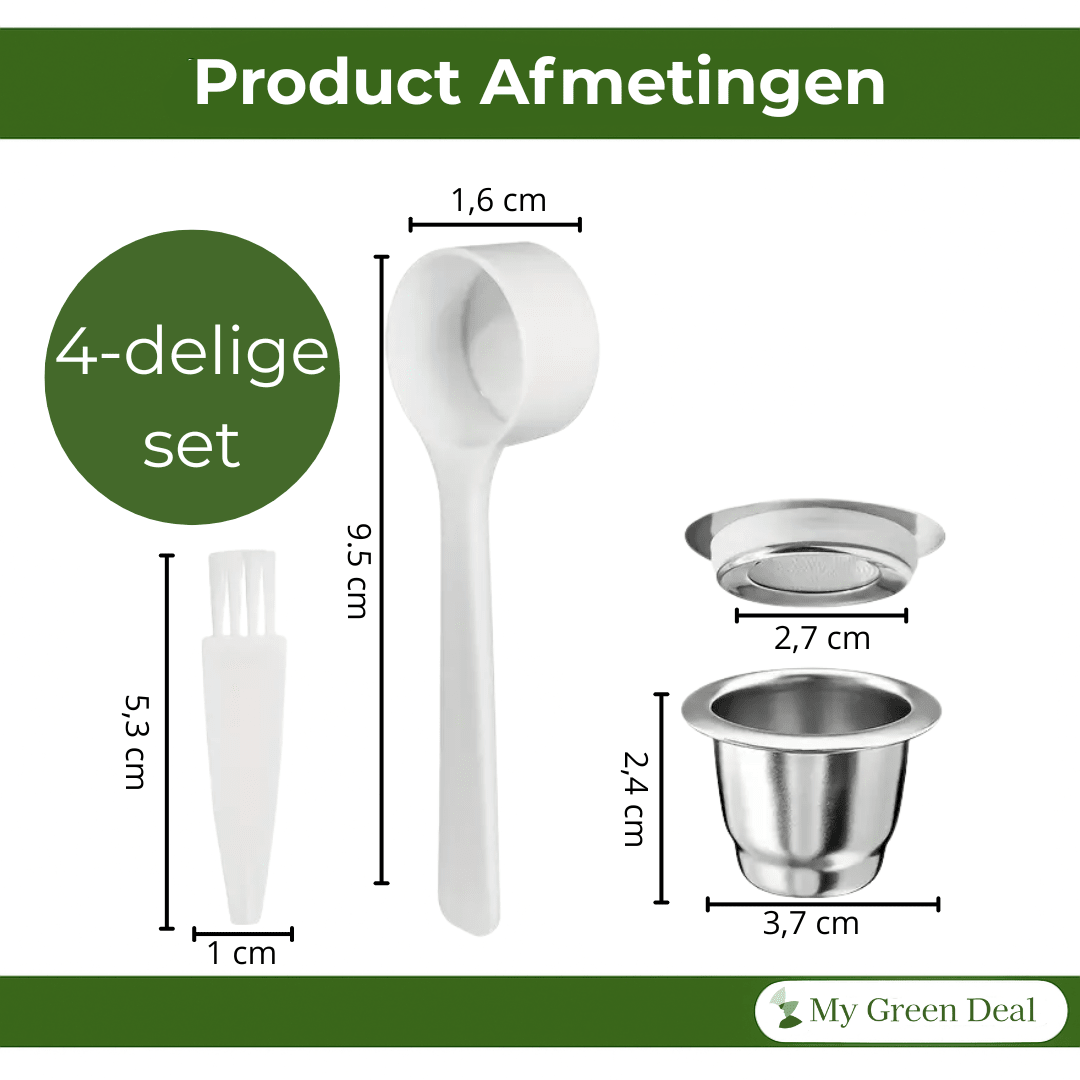RVS Espresso Capsule – Herbruikbaar - My Green Deal