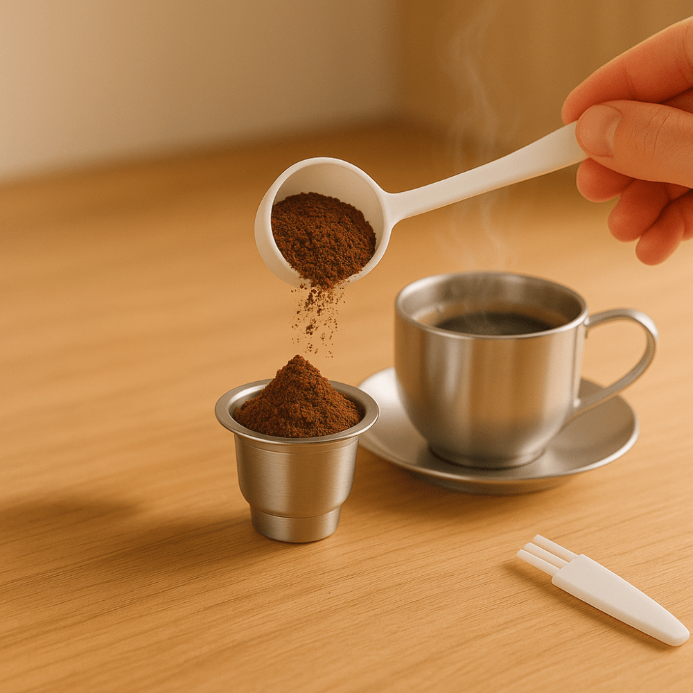 RVS Espresso Capsule – Herbruikbaar - My Green Deal