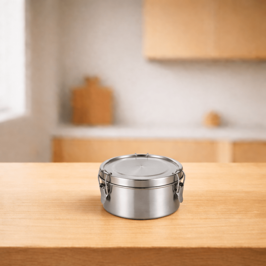RVS Lunchbox rond 600ml - My Green Deal