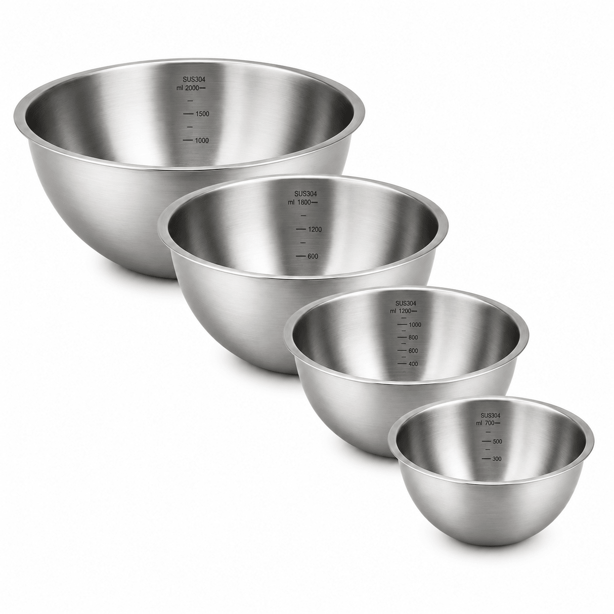 RVS Mengkommen Set – 4 stuks - My Green Deal
