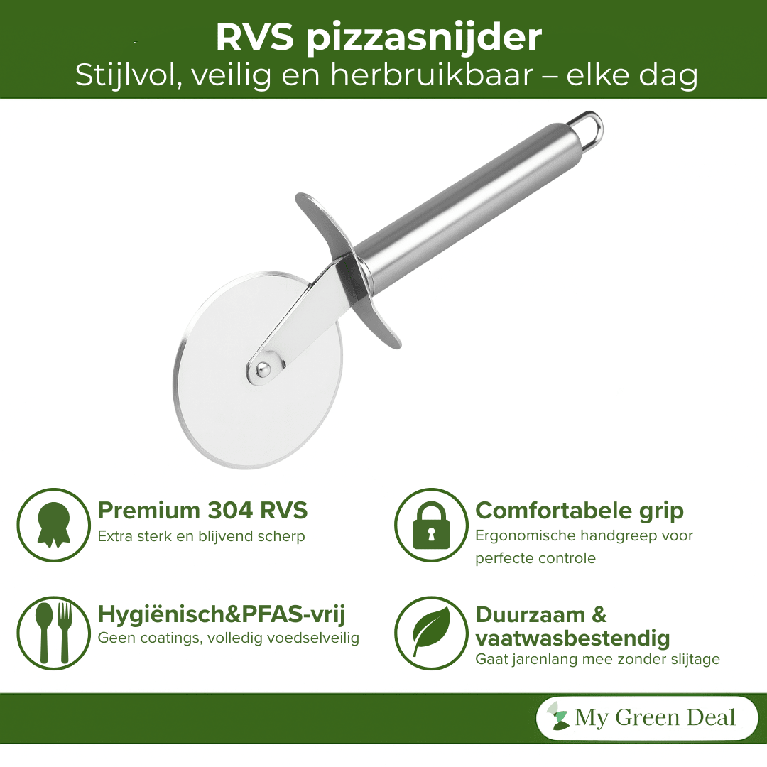 RVS Pizzasnijder - My Green Deal