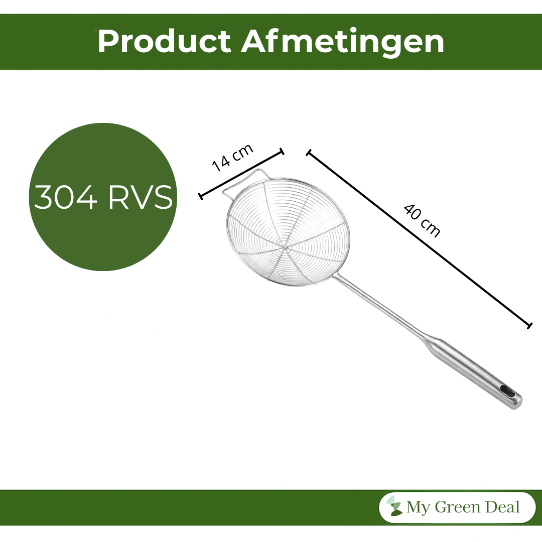 RVS Schuimspaan 14cm - My Green Deal
