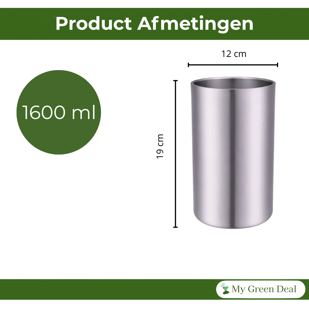 RVS Wijnkoeler 1,6L - My Green Deal