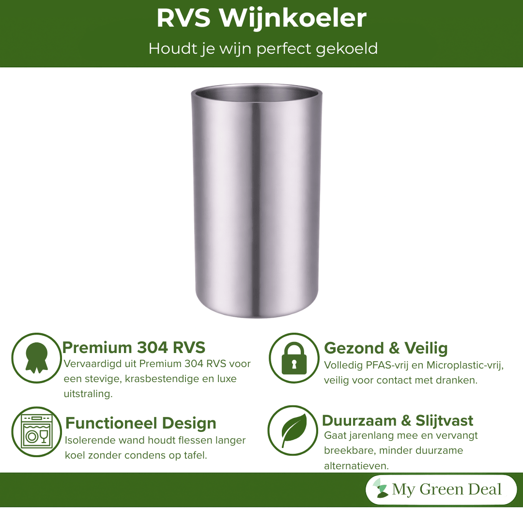RVS Wijnkoeler 1,6L - My Green Deal