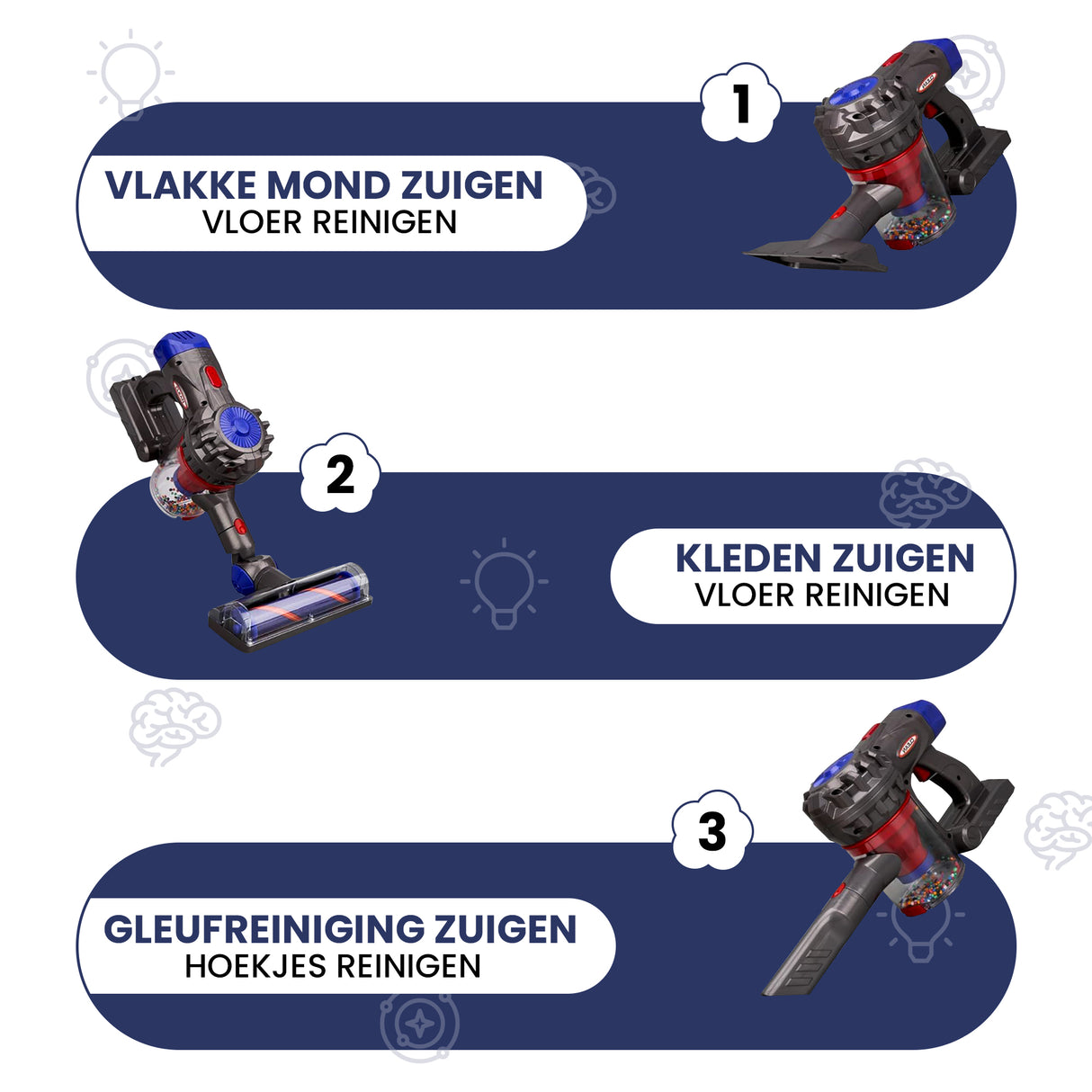 Retourdeal - My Green Deal - Speelgoed Stofzuiger - Kinderstofzuiger - Speelgoed Schoonmaakset