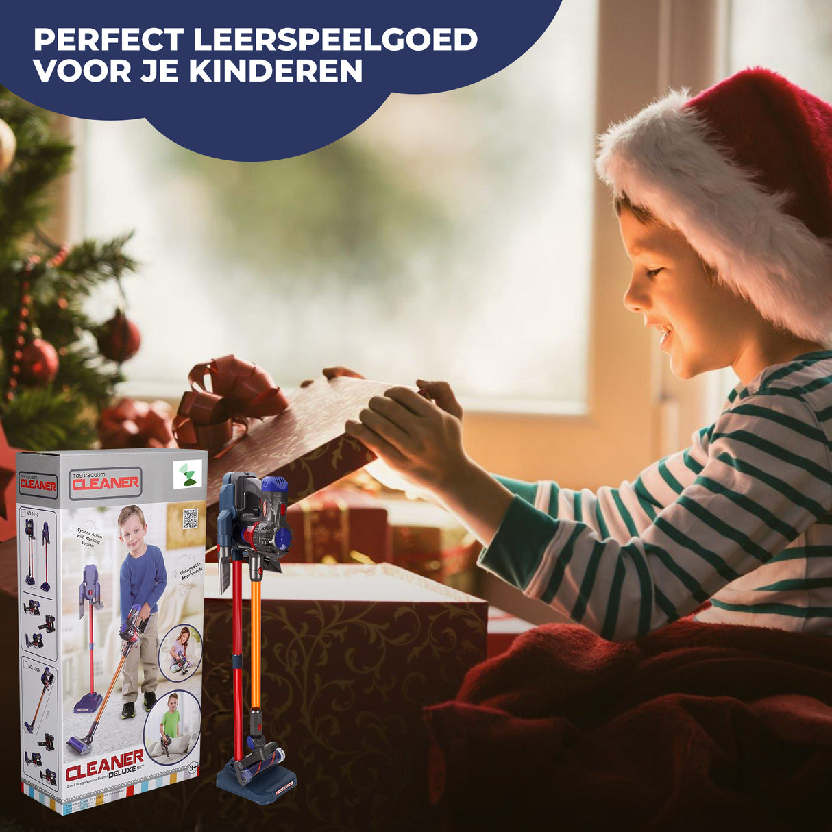 Retourdeal - My Green Deal - Speelgoed Stofzuiger - Kinderstofzuiger - Speelgoed Schoonmaakset