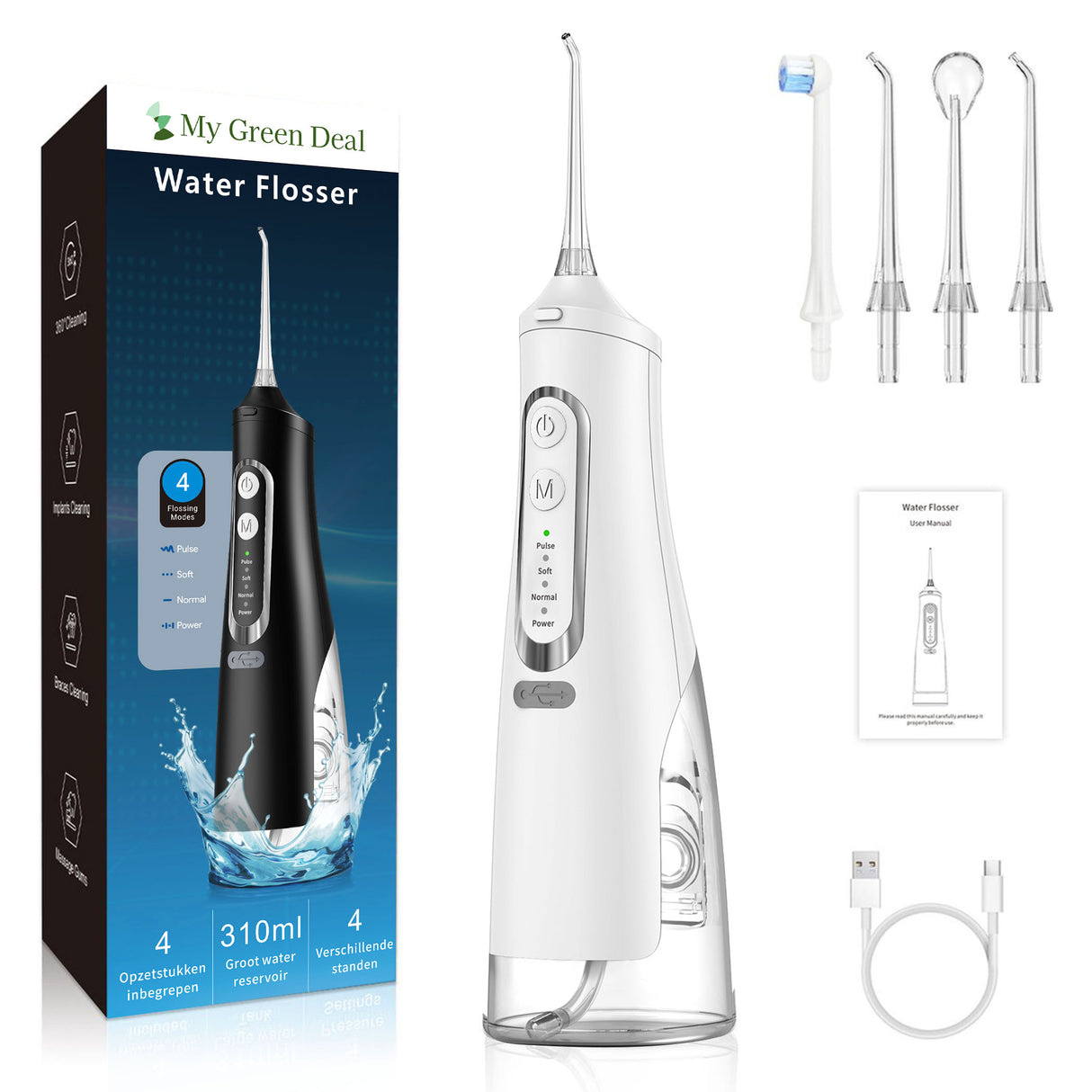 Mein Green Deal – Wasserflosser Wireless weiß