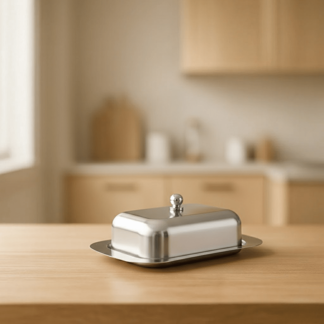 RVS Botervloot met Deksel - My Green Deal