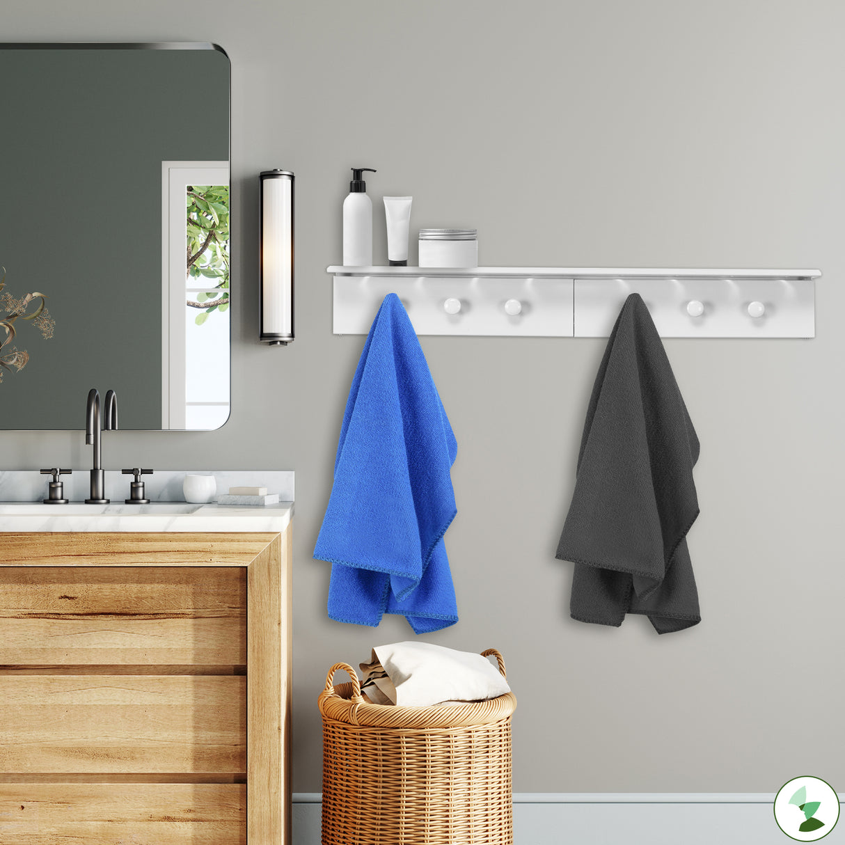 Retourdeal - My Green Deal - Wanddroogrek Inklapbaar - Wit