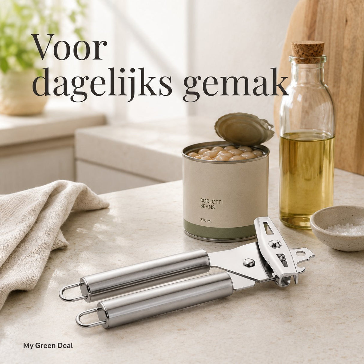 RVS Blikopener & Flesopener - My Green Deal