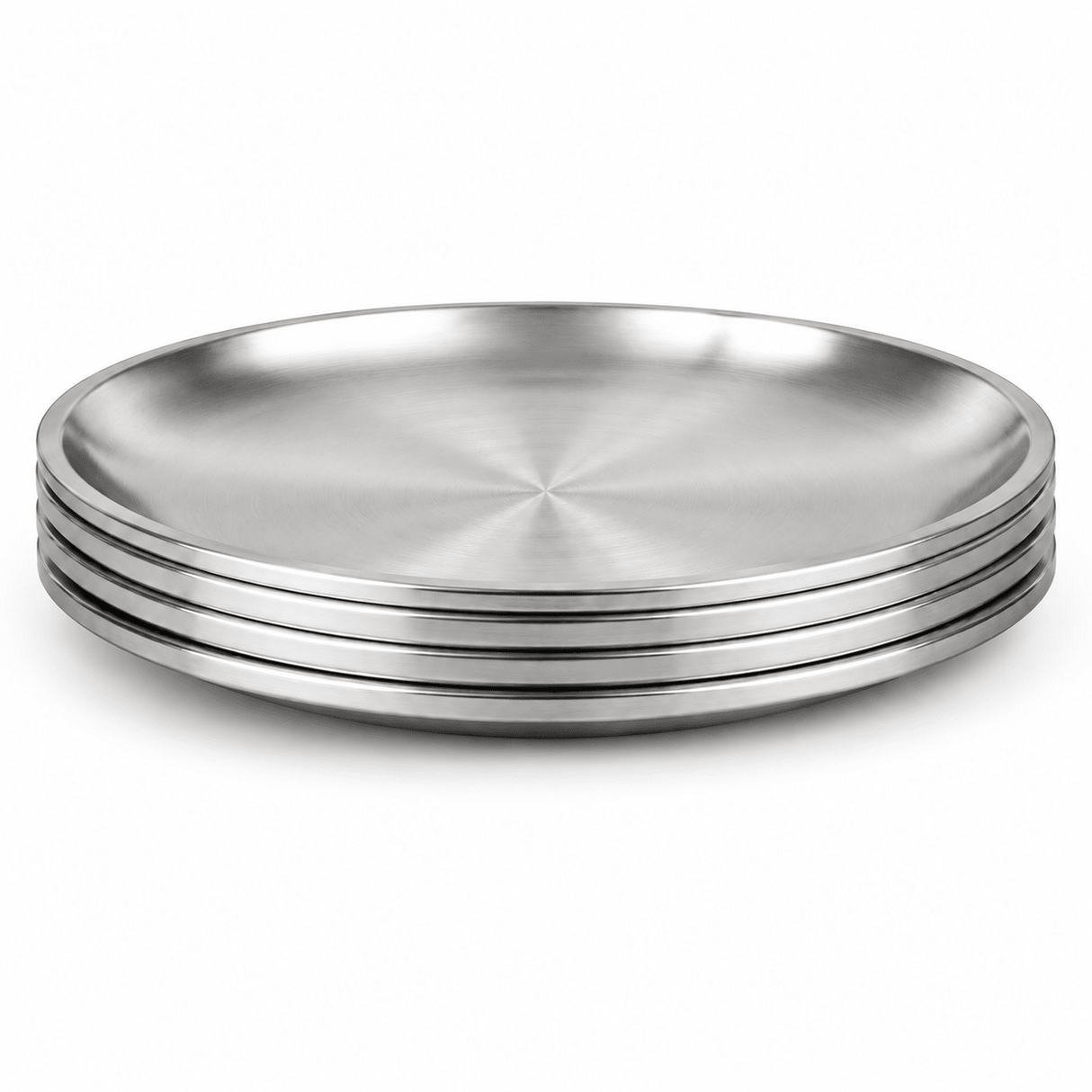 Luxe Grote RVS Borden Set (4-delig) - 26cm - My Green Deal