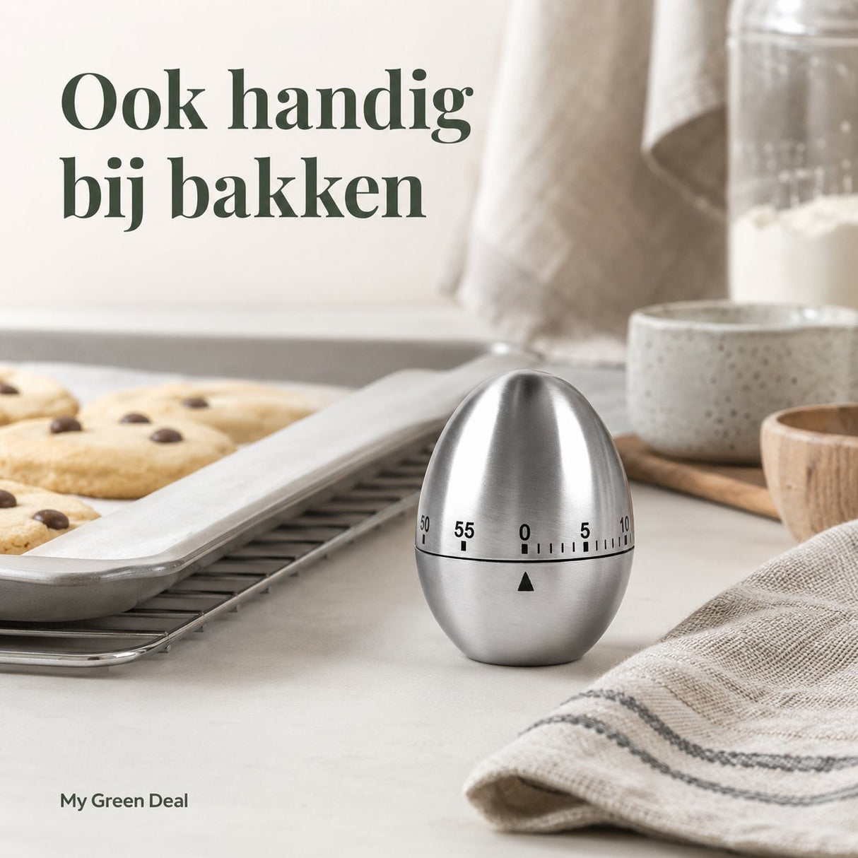 RVS Eierwekker - My Green Deal