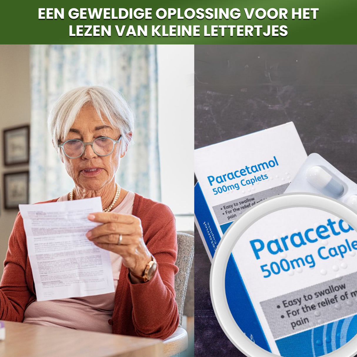 My Green Deal – Lupenleuchte mit LED-Beleuchtung