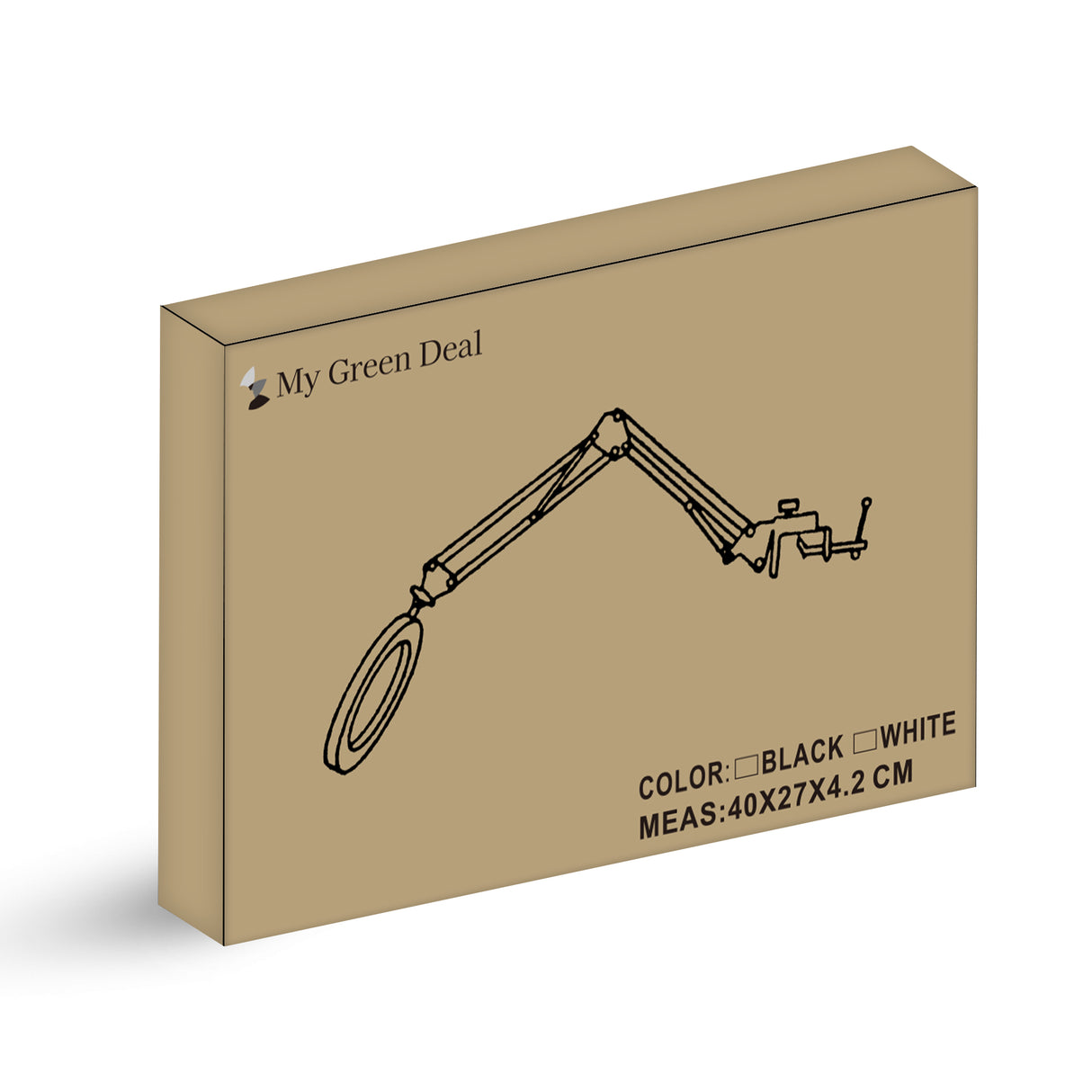 Retourdeal - My Green Deal - Loeplamp met led verlichting - Wit