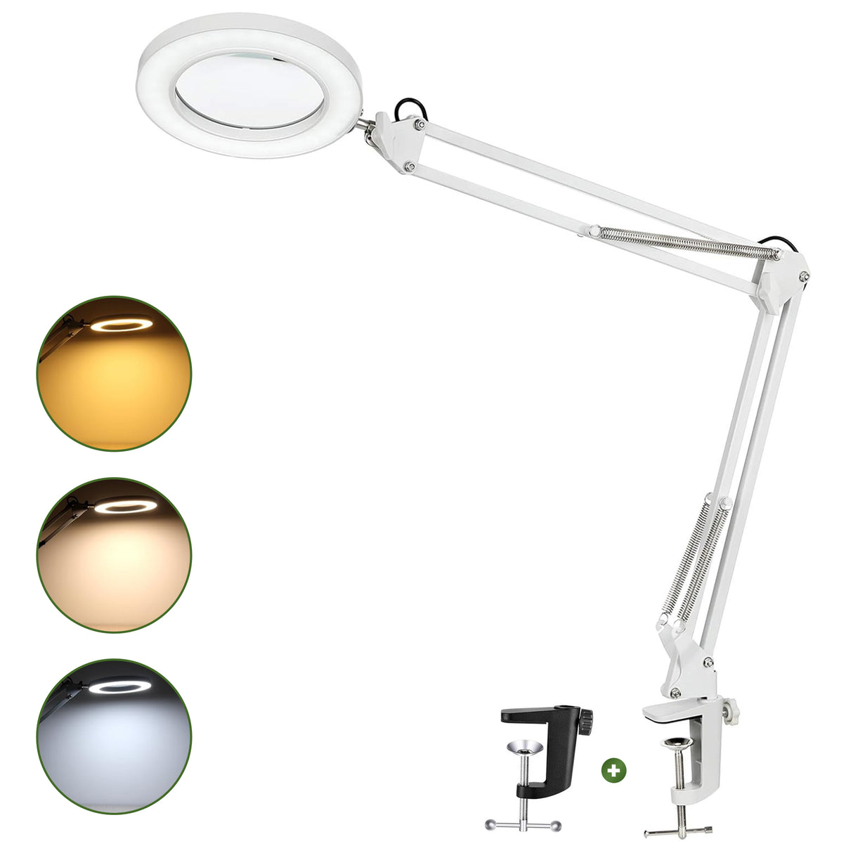 Retourdeal - My Green Deal - Loeplamp met led verlichting - Wit