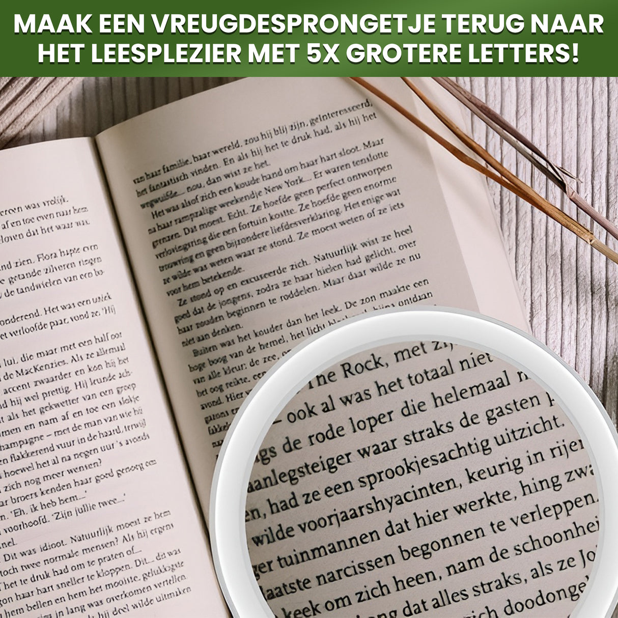 My Green Deal – Lupenleuchte mit LED-Beleuchtung