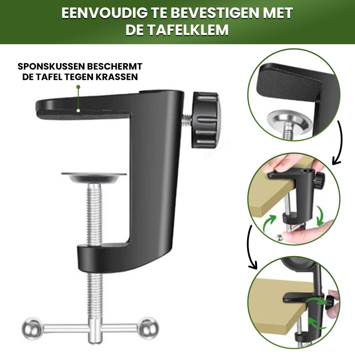 My Green Deal – Lupenleuchte mit LED-Beleuchtung