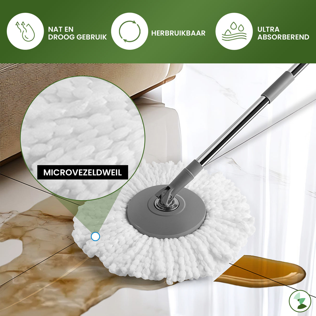 Retourdeal - My Green Deal - Vloermopsysteem - My Green Deal