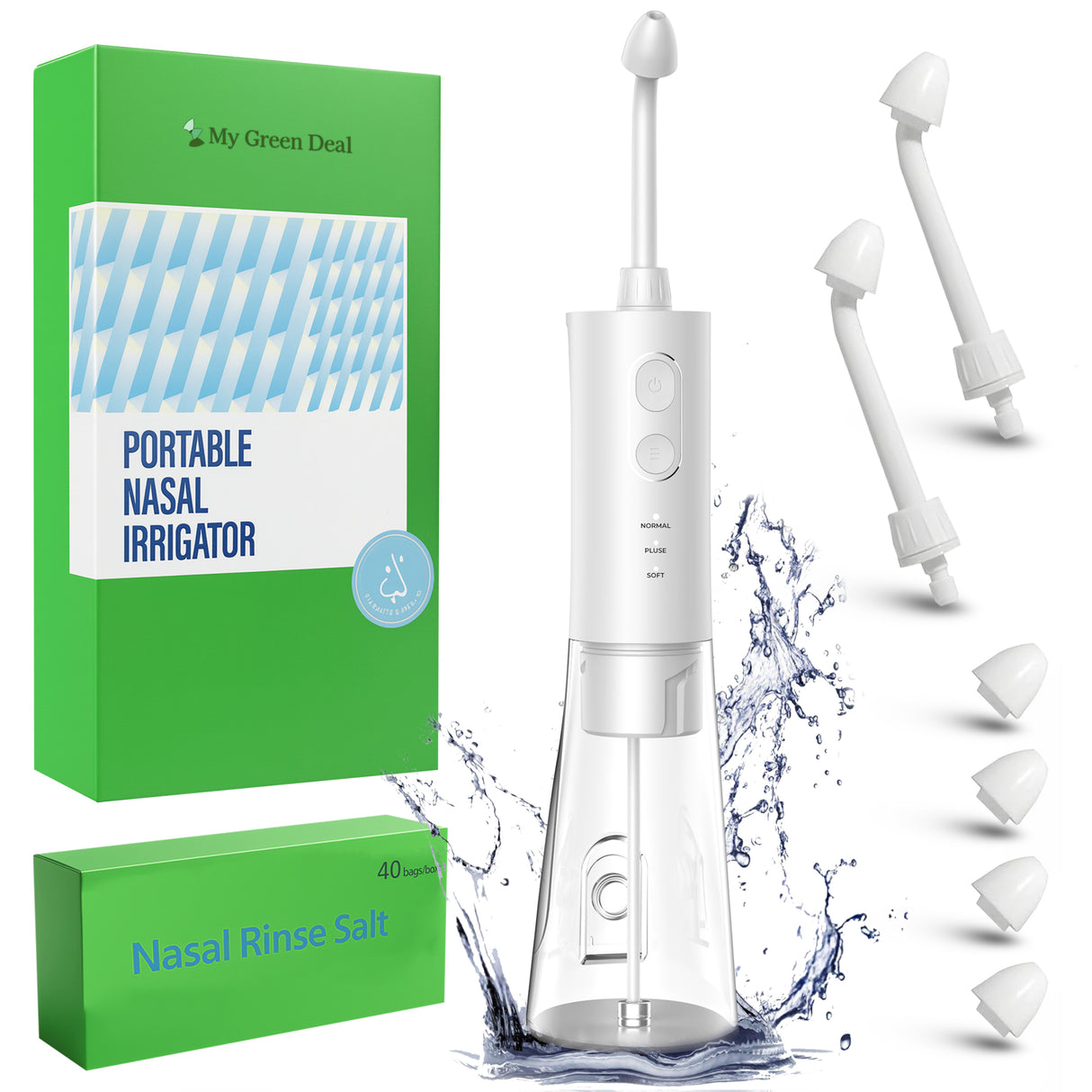 Retourdeal - My Green Deal - Neusdouche voor Volwassenen met Zeezout