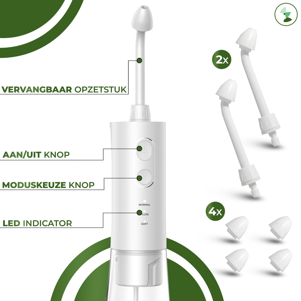 Retourdeal - My Green Deal - Neusdouche voor Volwassenen met Zeezout