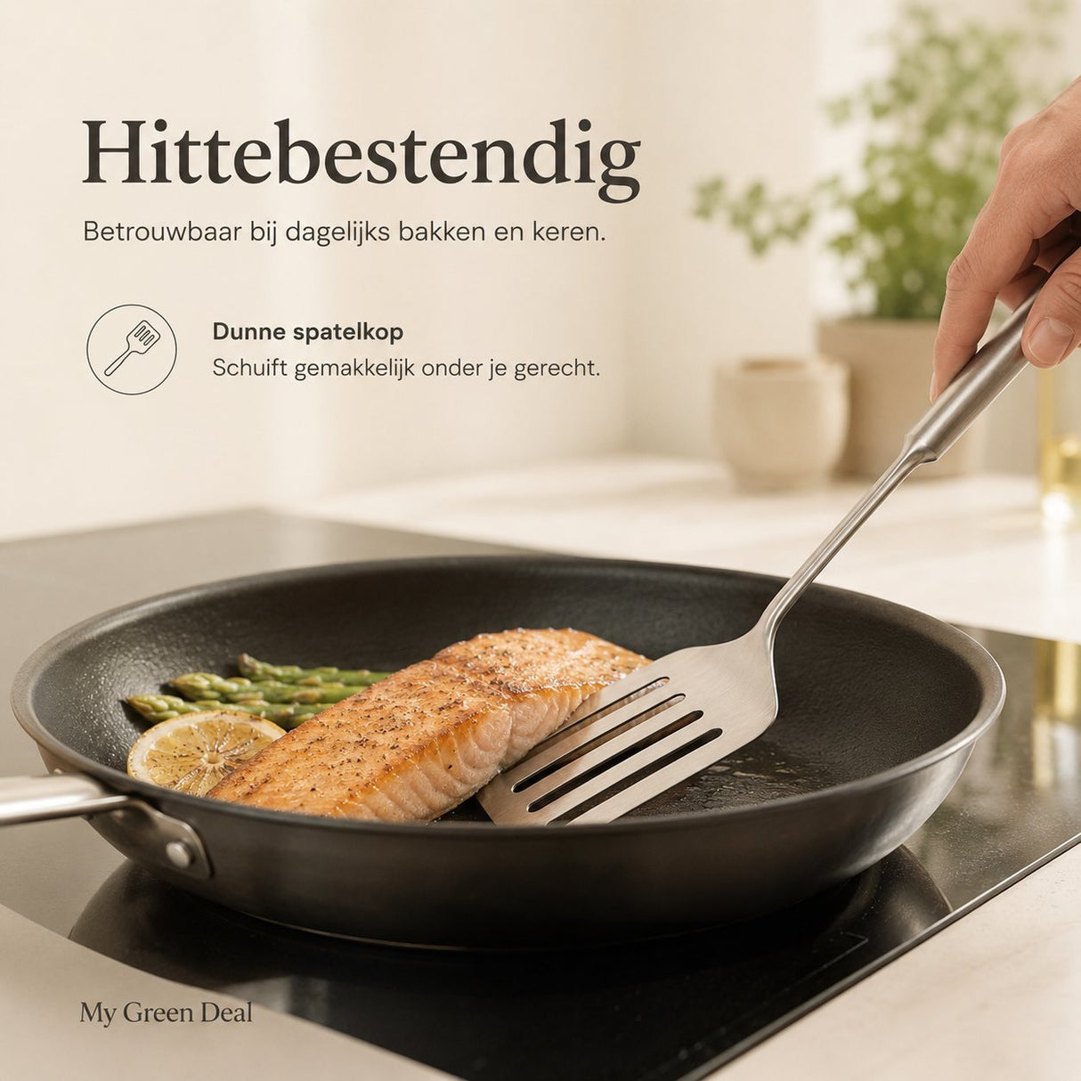 RVS Bakspatel 39 cm - My Green Deal