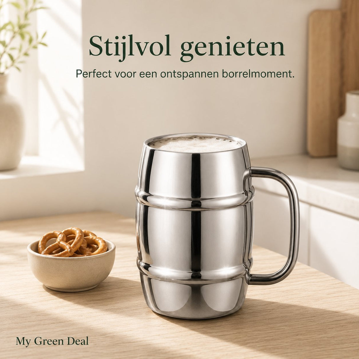 RVS Bierpul 500 ml - My Green Deal